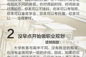 大学生遗憾排行榜 大学最遗憾的16件事图片