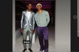 传承！威少与亚历山大一同出席活动 社媒一同晒合照图片