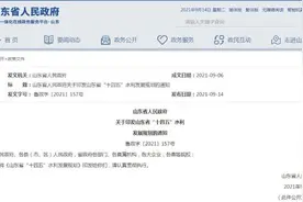 山东省人民政府关于印发山东省“十四五”水利发展规划的通知图片