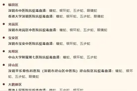 深圳毒蛇咬伤高发期 医生：谨记这七个步骤图片
