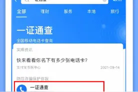 一证通查名下有几张电话卡，你查了吗？图片