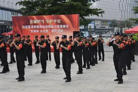 白云区举办治安联防队伍暨最小应急单元大比武图片
