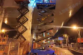 什么？中环线浦西段部分桥梁支座存在安全隐患？！别急！管理部门放大招图片