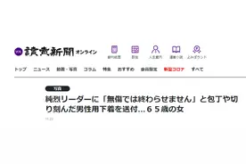“不会让你安然无恙”：65岁女粉丝给日本男歌手寄菜刀、被切碎的男性内裤，被警方逮捕图片