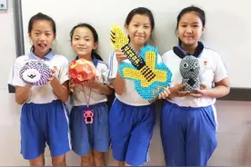 在水库小学孩子们的巧手下，普通的彩纸会有N种可能图片