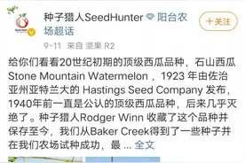 那个种出“百年前西瓜”的博主是个南京80后，他翻高山穿戈壁只为找寻老种子图片