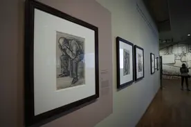 荷兰梵高艺术博物馆展出梵高1882年作品图片