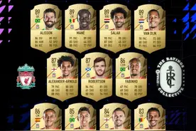 利物浦球员FIFA22评分：萨拉赫、马内、阿利森、范迪克均89分图片