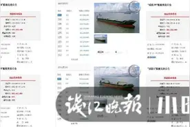 成交额合计8956.96万元！“破产”的四艘干散货船在舟山被高价拍卖图片