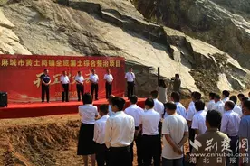 麻城市规模最大、投资最多的土地整理项目正式开工建设图片