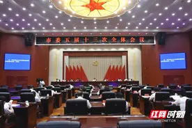 郴州市委五届十三次全体会议召开图片