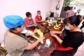 浚县：蓄滞洪区月饼香图片