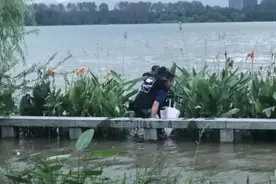 脸红了！在潮水中救人不害怕，消防员们看到杭州姑娘送的锦旗……图片