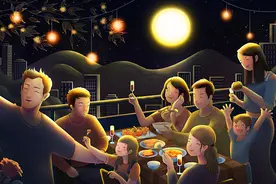 留沪过中秋，这儿也有家乡的味道！做好疫情防控基础上，城市建设者坚守工地共度佳节图片