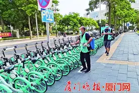 厦门：回收3万余辆共享单车 现有车辆加大消毒力度图片