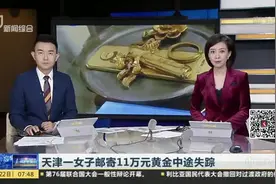 天津一女子邮寄11万元黄金中途失踪：河南邮政回应——2名涉案人员已被抓获  系外包员工视频封面