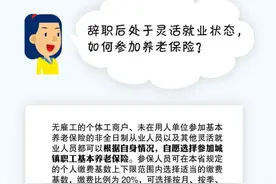 辞职后处于灵活就业状态，如何参加养老保险？图片