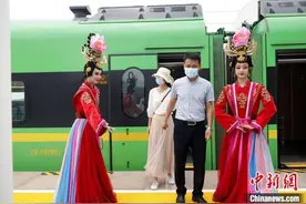 西安至临潼复兴号动集动车组开行图片