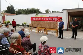高新区小营街道：爱心企业中秋关怀暖人心图片