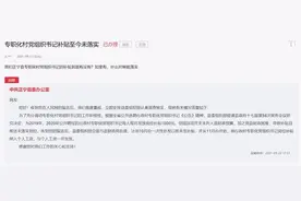 正宁专职化村党组织书记补贴至今未落实，县委办：未列入县财政预算，县财政困难图片