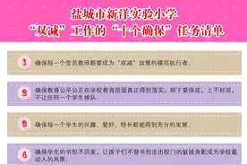聚焦“双减”，盐城市新洋实验小学发出“5+2+1”总动员图片