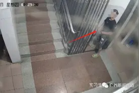 “抓住他，有变态”玉林一男子潜入医院女生宿舍偷内衣，保安制止被打晕图片