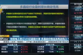 特变电工签订155亿超级大单 多晶硅价格连涨再迎风口？丨行业风口视频封面