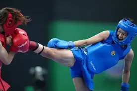 武术散打——女子团体半决赛赛况图片