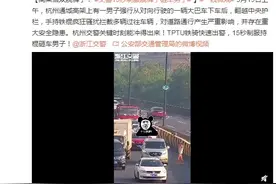 高架当众脱裤子？交警15秒制服脱裤子砸车男子图片
