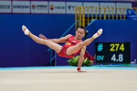 体操丨肖若腾卫冕全运会“全能王”，管晨辰起身为他鼓掌图片