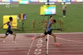 第37金！田径男子4X200米接力，山东队“绝杀”苏炳添领衔的广东队夺金图片