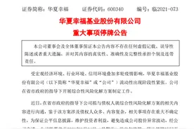 地产巨头华夏幸福宣布停牌，商讨风险化解方案图片