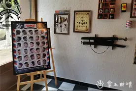 曲靖街头，男士专属理发店让“他”也“精致”图片