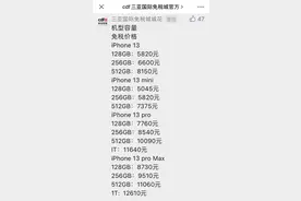 海南免税版iPhone 13开售，与国行差价最高仅389元图片