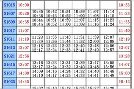 【提示】金山铁路“国庆”期间开行方案公布图片