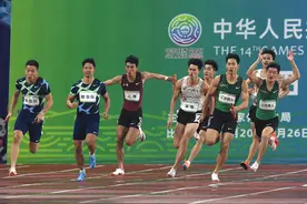 1金2银，这就是江苏速度！全运4×100米接力江苏健儿掀旋风图片