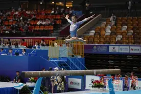 广西选手韦筱圆获女子体操个人全能冠军图片