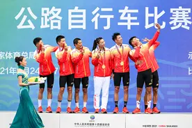 公路自行车——男子100公里团体计时赛：黑龙江队夺冠图片