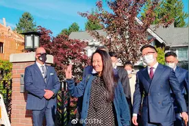 1028天！孟晚舟回国了图片