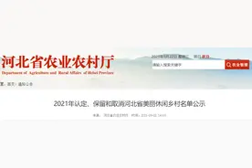 拟认定30个保留57个 河北省美丽休闲乡村名单公示图片