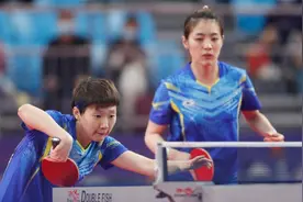 王曼昱再胜孙颖莎晋级全运女双决赛，将对阵王艺迪/陈幸同图片