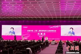 首届中国（宁夏）国际葡萄酒文化旅游博览会开幕图片