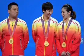 乒乓球——女子双打：王曼昱/车晓曦夺冠图片