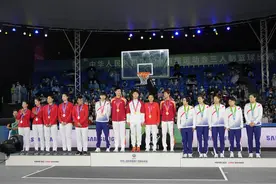 三人制篮球——女子成年组决赛赛况图片