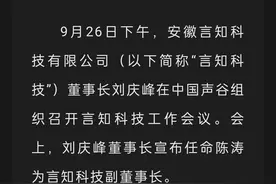 科大讯飞管理层调整：胡郁专注AI芯片、陈涛任言知科技副董事长图片