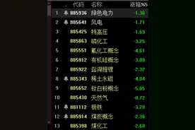 电力板块高开低走 化工等周期板块再次大跌图片