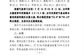 渭南市防汛抗旱指挥部发布雨情水情信息图片