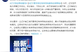 东北多地“拉闸限电”，停水停电成常态？辽宁、吉林官方回应→图片