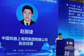 上海铁路局副总经理赵丽建：今年1至8月管内中欧班列开行1652列，同比增长18.9%图片