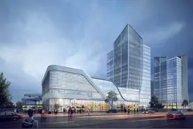 青岛胶州湾综合保税区国际贸易和跨境电商展示交易中心正式开工图片